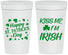 Personalized St Patricks Day 32 oz Stadium Cups - Kiss Me I Am Irish | 200018