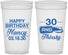 Personalized Birthday 32 oz Stadium Cups - 30 And Thirsty | 20014