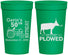 Personalized Birthday 32 oz Stadium Cups - 50th Lets Get Plowed | 20037