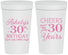 Personalized Birthday 32 oz Stadium Cups - Cheers To 30 Years | 20041