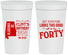 Personalized Birthday 32 oz Stadium Cups - 40th | 20050