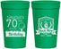 Personalized Birthday 32 oz Stadium Cups - 70th Golf | 20061
