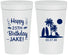 Personalized Birthday 32 oz Stadium Cups - 25th Beach | 20079