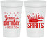 Personalized Birthday 32 oz Stadium Cups - Sparkles Spirits | 20083
