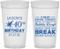 Personalized Birthday 32 oz Stadium Cups - 40th | 20088