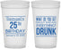 Personalized Birthday 32 oz Stadium Cups - 25th | 20094