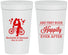 Personalized Wedding 32 oz Stadium Cups - Happily Ever After Bicycle | 201
