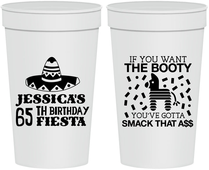 Personalized Birthday 32 oz Stadium Cups - 65th Mexico | 20108