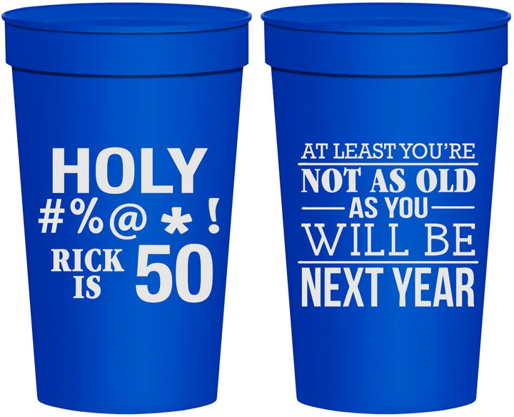Personalized Birthday 32 oz Stadium Cups - 50th | 20120
