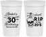 Personalized Birthday 32 oz Stadium Cups - 30th Rip 20 | 20140