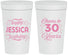Personalized Birthday 32 oz Stadium Cups - Cheers To 30 Years | 20142
