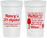 Personalized Birthday 32 oz Stadium Cups - 40th Wine | 20154