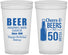 Personalized Birthday 32 oz Stadium Cups - Cheers Beers To 50 Years | 20160