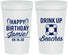 Personalized Birthday 32 oz Stadium Cups - Drink Up Beaches | 20207