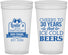 Personalized Birthday 32 oz Stadium Cups - 30th | 20218