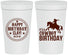 Personalized Birthday 32 oz Stadium Cups - Cowboy | 20229