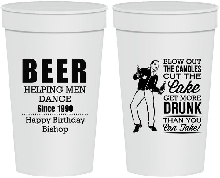 Personalized Birthday 32 oz Stadium Cups - 40th | 20231
