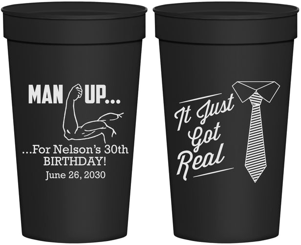 Personalized Birthday 32 oz Stadium Cups - 30th | 20234