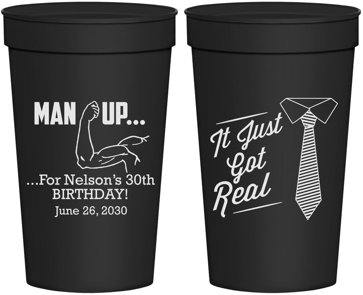 Personalized Birthday 32 oz Stadium Cups - 30th | 20234
