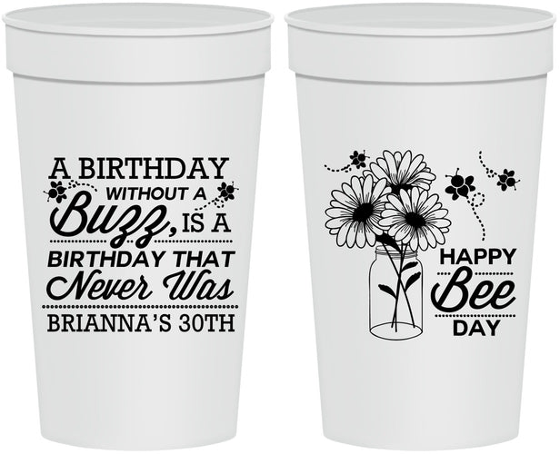 Personalized Birthday 32 oz Stadium Cups - 30th | 20255
