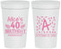 Personalized Birthday 32 oz Stadium Cups - 40th | 20258