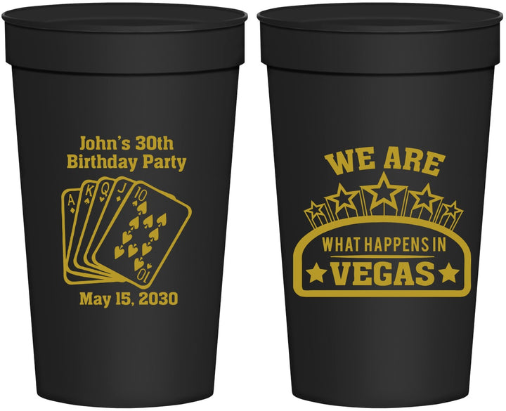 Personalized Birthday 32 oz Stadium Cups - 20th Las Vegas | 20263