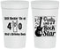 Personalized Birthday 32 oz Stadium Cups - 40th Rock Star | 20266