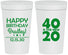 Personalized Birthday 32 oz Stadium Cups - 40 Is The New 20 | 20269