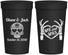 Personalized Wedding 32 oz Stadium Cups - Mr And Mrs Sugar Skull | 205