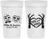 Personalized Wedding 32 oz Stadium Cups - Mr And Mrs Halloween | 206