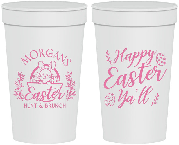 Personalized Easter 32 oz Stadium Cups - Easter Bunny | 210010