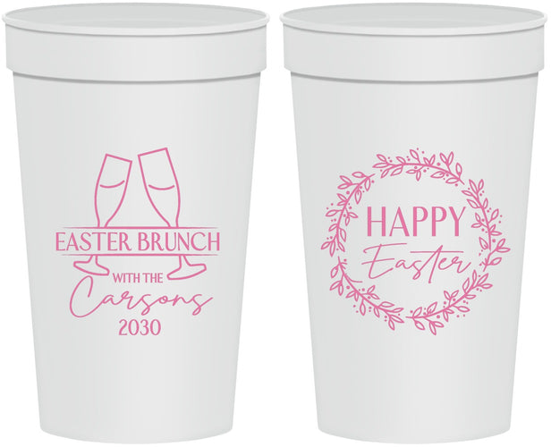 Personalized Easter 32 oz Stadium Cups - Brunch | 210015