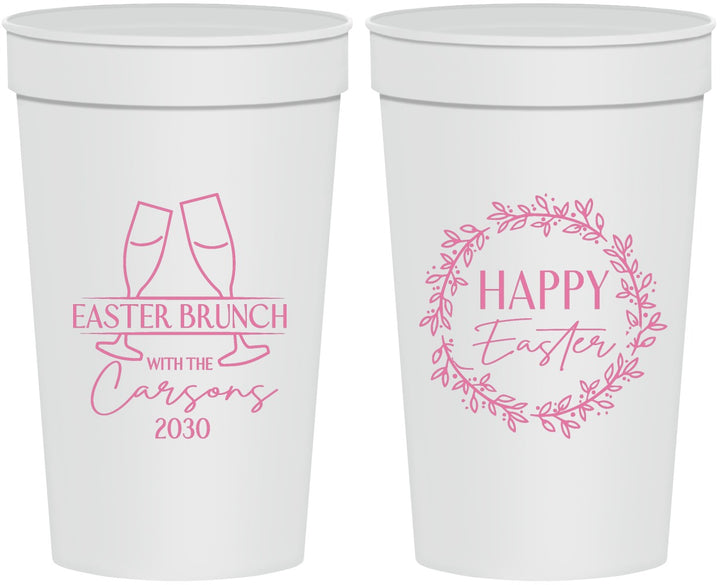 Personalized Easter 32 oz Stadium Cups - Brunch | 210015