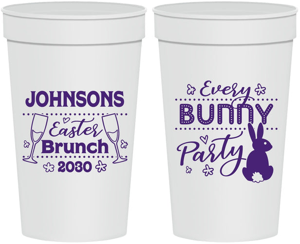 Personalized Easter 32 oz Stadium Cups - Every Bunny Party | 210016