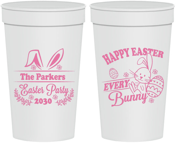 Personalized Easter 32 oz Stadium Cups - Bunny Eggs | 210019