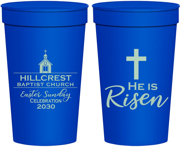 Personalized Easter 32 oz Stadium Cups - Easter Sunday | 210021