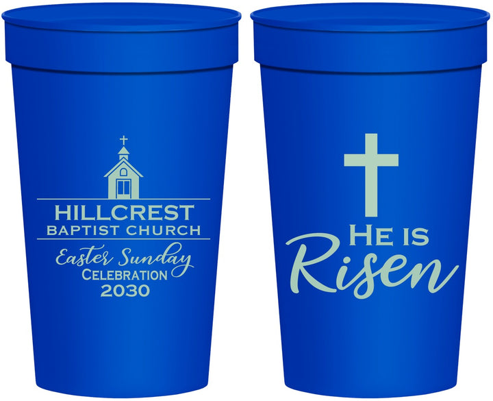 Personalized Easter 32 oz Stadium Cups - Easter Sunday | 210021