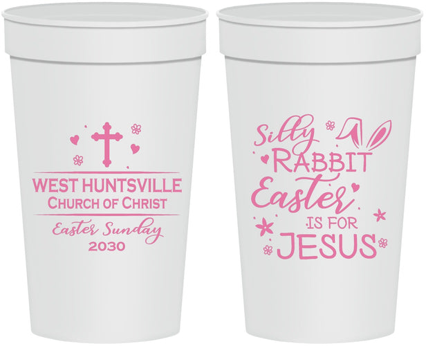 Personalized Easter 32 oz Stadium Cups - Easter Is For Jesus | 210022