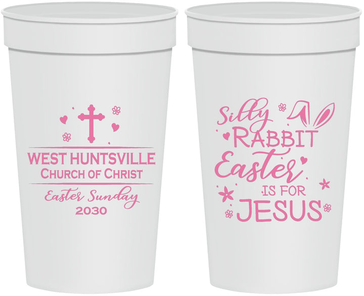 Personalized Easter 32 oz Stadium Cups - Easter Is For Jesus | 210022
