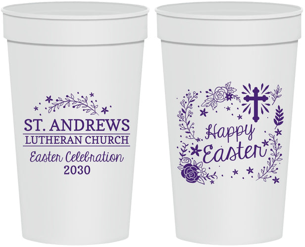 Personalized Easter 32 oz Stadium Cups - Easter Sunday | 210028