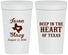 Personalized Wedding 32 oz Stadium Cups - Deep In The Heart Of Texas | 214