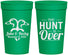 Personalized Wedding 32 oz Stadium Cups - The Hunt Is Over Duck | 217