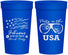 Personalized 4th Of July 32 oz Stadium Cups - Party In The Usa | 220023