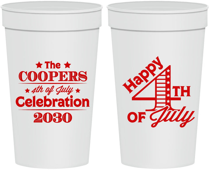 Personalized 4th Of July 32 oz Stadium Cups - Independence Day | 220040