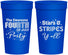 Personalized 4th Of July 32 oz Stadium Cups - Stars Stripes | 220047