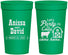 Personalized Wedding 32 oz Stadium Cups - Party Til The Cows Come Home | 222