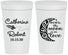 Personalized Wedding 32 oz Stadium Cups - Over The Moon In Love | 224