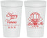 Personalized Wedding 32 oz Stadium Cups - Hot Air Balloon | 225