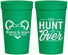 Personalized Wedding 32 oz Stadium Cups - The Hunt Is Over Duck | 227