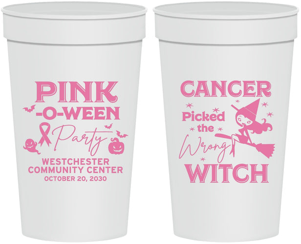 Personalized Awareness 32 oz Stadium Cups - Wrong Witch | 230010